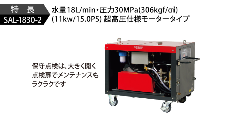 公式サイト スーパー工業 モーター式高圧洗浄機SHJ-2510S-60HZ 温水タイプ 業務用 新品 送料別途見積