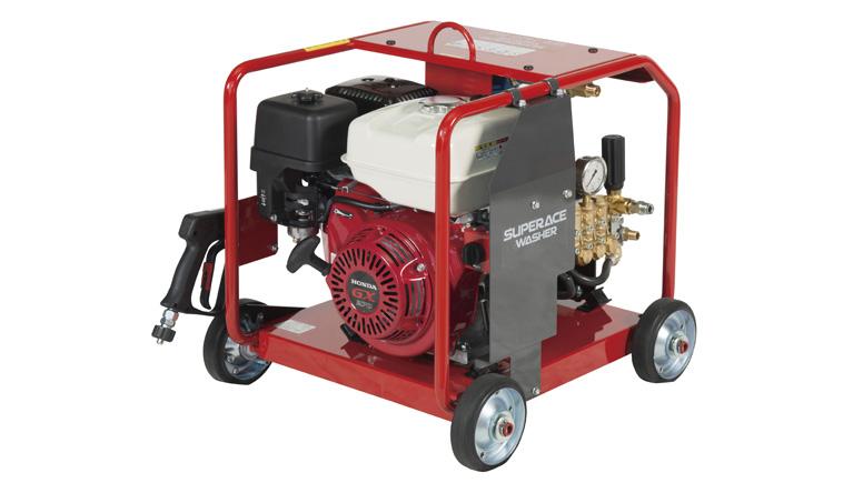 新しい季節 スーパー工業 エンジン式高圧洗浄機SEC-1013-2N 業務用 新品 送料無料